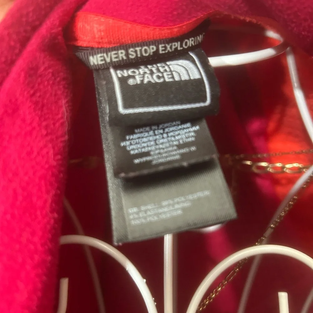 The North Face Women's Vibrant Orange and Pink Spring Jacket - Picture 16 of 16